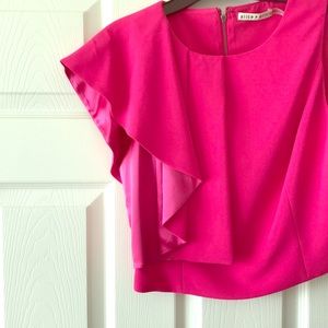 Pink crop top Alice + Olivia top